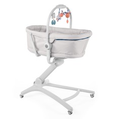 Стульчик для кормления Chicco Baby Hug 4-в-1 Glacial, серый