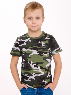 Футболка детская Апрель 1ПДФК3585001н, хаки, 110
