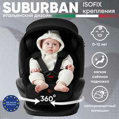 Автокресло детское Sweet Baby Suburban 360, Black 426723