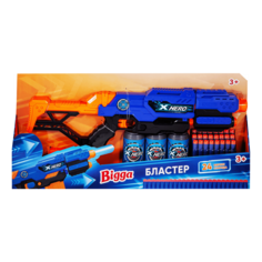 Набор оружия Bigga Бластер игрушечный с мягкими снарядами 28 предметов