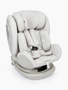 Автокресло Happy Baby I-Unix, isofix, группа 0+/1/2/3, 0-36 кг, экокожа, светло-серое