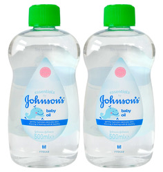 Масло детское Johnsons Baby Essentials для чувствительной кожи, 500 мл х 2 уп 1000 мл