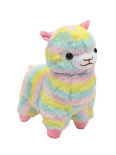 Мягкая игрушка Лама/альпака радужная 25 см/Игрушки для детей No Brand