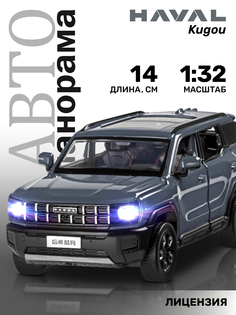 Машинка металлическая инерционная ТМ Автопанорама, Haval Kugou,М1:32, светзвук, JB1251613