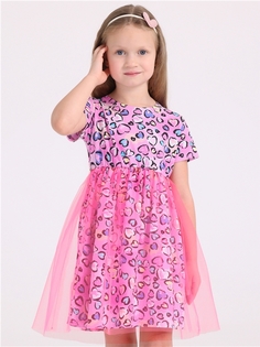 Платье детское Апрель 383дев804нД1Р, розовый, 92