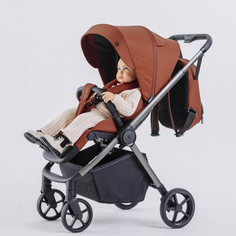 Коляска детская прогулочная RANT GOLF RA101 Maroon Brown, 6м+ РАНТ