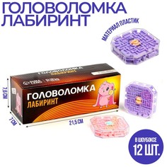 Головоломка-лабиринт «Думай головой», МИКС(12 шт.) Puzzle