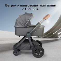 Коляска трансформер 2 в 1 MOMMER PRO (dark grey) Happy Baby