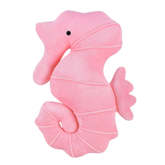 Мягкая игрушка Abtoys Морские обитатели. Игрушка-подушка Морской конек розовая, 32см
