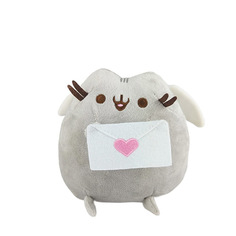 Мягкая игрушка StarFriend влюбленный кот Пушин с письмом Pusheen 15 см No Brand