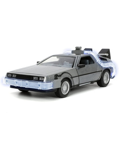Машинка Jada Toys Назад в будущее ДеЛориан Back to the Future DeLorean свет 20х6,5 см