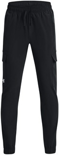 Брюки детские Under Armour Ua Pennant Woven Cargo Pant, черный, 134