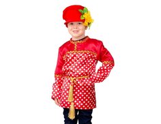 Карнавальный костюм Батик 2044-146-72, красный, 146