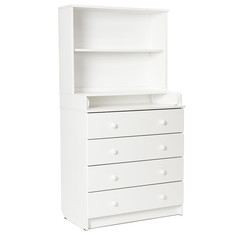 Детский комод BEBIZARO BRISTOL WHITE PREMIUM