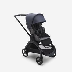 Коляска прогулочная Bugaboo Dragonfly Black, Grey Melange, Stormy blue, 6м+