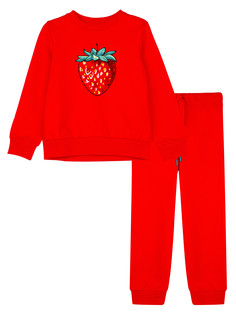 Костюм повседневный PlayToday 12422066, красный, 104