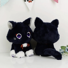 Игрушка мягкая Скарамучча кот Геншин импакт No Brand