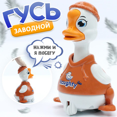 Развивающая игрушка Гусь оранжевый No Brand