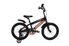 Велосипед детский HEAM 18 SPORT рост 18 110-127 см, чёрно-оранжевый
