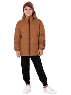 Куртка детская NIKASTYLE 4м5724, коричневый, 140