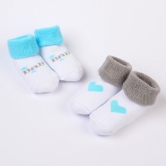 Носки детские Uviton Малика, белый, голубой, 16-18