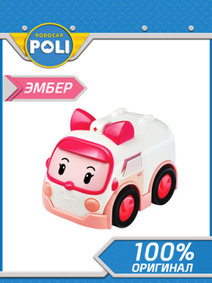 Металлическая машинка Robocar Poli, Эмбер 6 см