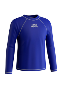 Гидрофутболка детская Mad Wave T-Shirt Longsleeve Junior, синий, 146