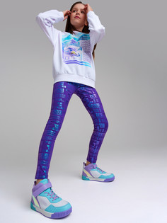 Леггинсы детские PlayToday 12421559, сиреневый, 146
