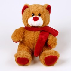 Мягкая игрушка, Медведь, 16 см, цвет коричневый No Brand