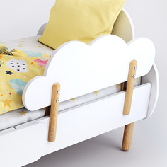 Бортик для кроватки DIMDOM kids облако, белый