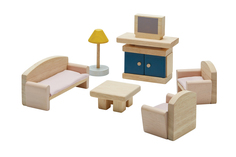 Игровой набор Plan Toys Набор мебели для гостиной, серия DOLLHOUSE