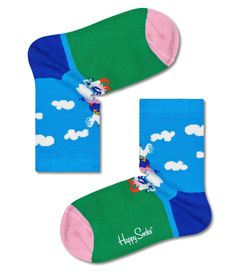 Детские носки Kids Farmtower Sock Happy socks разноцветный 2-3Y