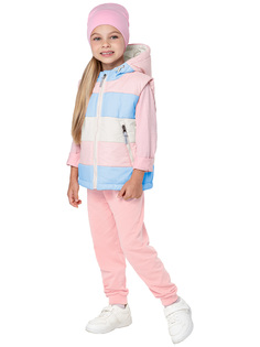 Жилет детский NIKASTYLE 9м7024, пудра/кешью, 110
