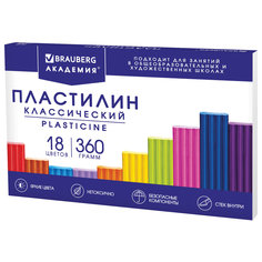 Пластилин Brauberg 106509.442528 АКАДЕМИЯ КЛАССИЧЕСКАЯ 5 шт