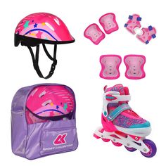 Роликовые коньки Sport Collection SET Fantastic Pink S 29-32