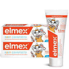 Комплект Зубная паста Elmex Childrens для детей 0-2 лет, 50 мл. х 2 шт.