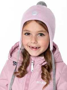 Шапка детская NIKASTYLE 11м10424, сухая роза, 48