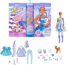 Кукла Барби Адвент календарь Color Reveal с сюрпризами Barbie