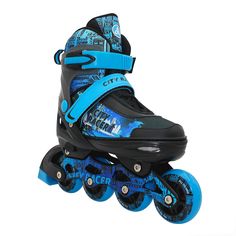 Раздвижные роликовые коньки детские Alpha Caprice City Racer Blue XS