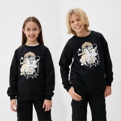 Свитшот детский MINAKU CRUSH, черный, 110