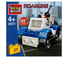 Конструктор, Город Мастеров, Полицейская машина 21 деталь