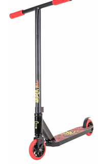 Самокат Tech Team DukeR 101 трюковой black/red (черно-красный) No Brand