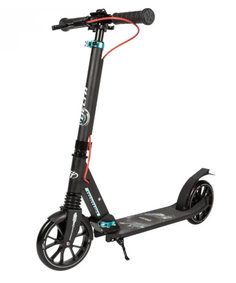 Самокат TT Delta black-green 1/4 чёрный/зелёный No Brand