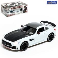 Игрушечная машинка Автоград Купе металлическая, 1:24, открываются двери, инерция, белый
