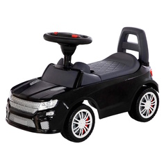 Толокар Полесье SuperCar N6 со звуковым сигналом, цвет черный, пластик (84613)
