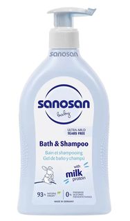 Средство для купания и шампунь 0+, 500мл Sanosan