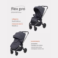 Коляска детская прогулочная Rant Flex Pro RA099 Graphite 2023 РАНТ