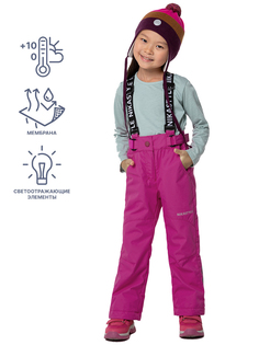 Брюки детские NIKASTYLE 2л2624, ягода, 110