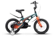 Велосипед детский Stels 14 Galaxy V010 2021 года темно-зеленый
