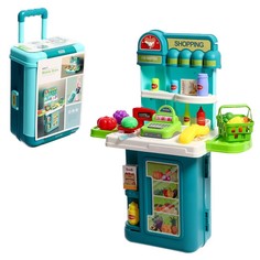 Игровой набор Магазин 9755003 в чемоданчике, с аксессуарами No Brand